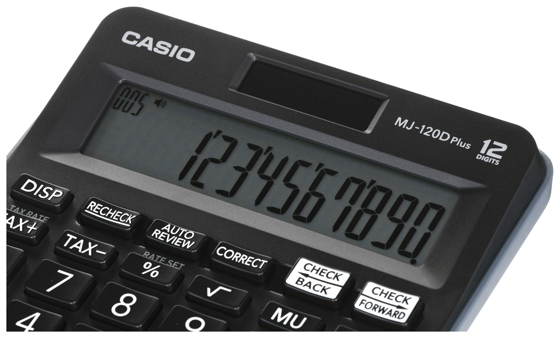 Casio Calculator Office Mj-120D Plus Black , 12 Digit Display