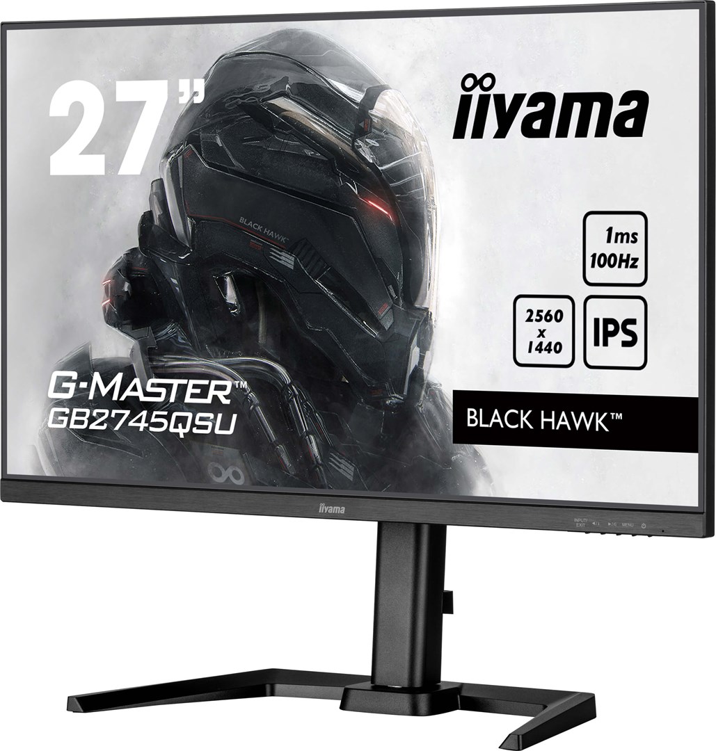 iiyama G-MASTER GB2745QSU-B2 computer monitor 68.6 cm (27) 2560 x 1440 pixels Wide Quad HD LED Black