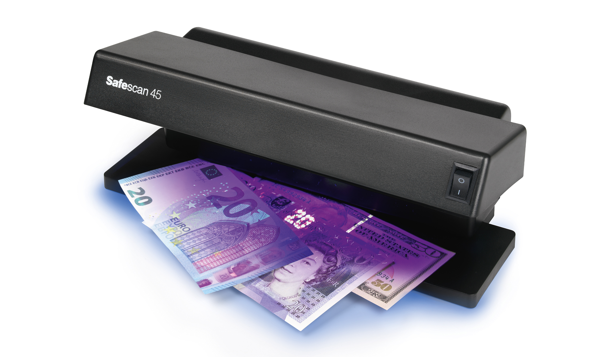 SAFESCAN   45 UV Counterfeit detector   Black   Suitable for Banknotes, ID documents   Number of detection points 1
