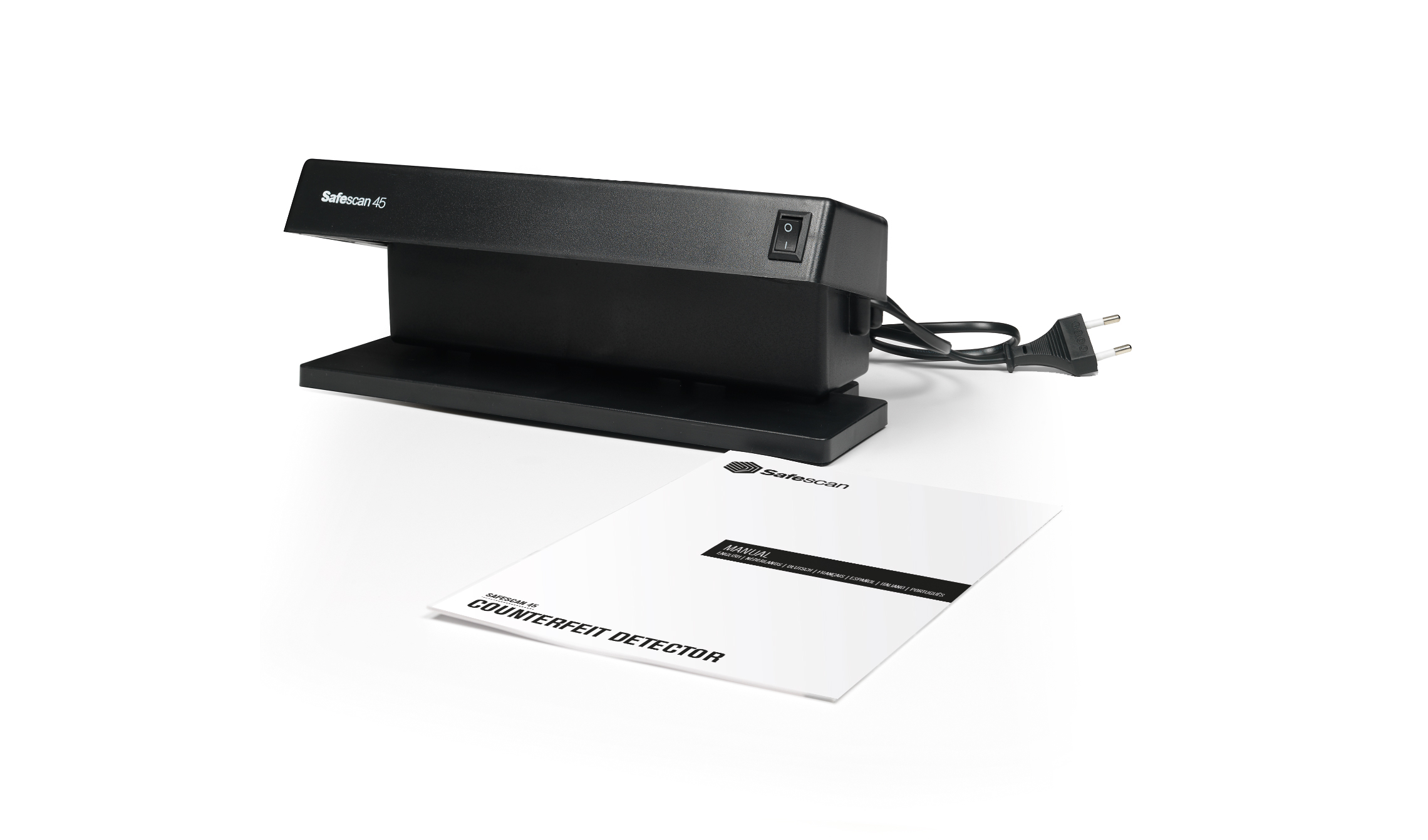 SAFESCAN   45 UV Counterfeit detector   Black   Suitable for Banknotes, ID documents   Number of detection points 1