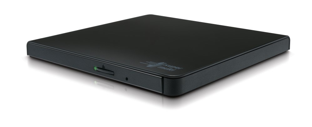 H.L Data Storage   Ultra Slim Portable DVD-Writer   GP57EB40   Interface USB 2.0   DVD±R / RW   CD read speed 24 x   CD write speed 24 x   Black   Desktop / Notebook