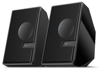 Acoustics power is 6 W — this is a modest figure, but the desktop solution doesn't require more. 47 mm drivers provide a frequency range of 100 Hz to 20 kHz — this is enough for background music and for special effects in movies or games. The aco