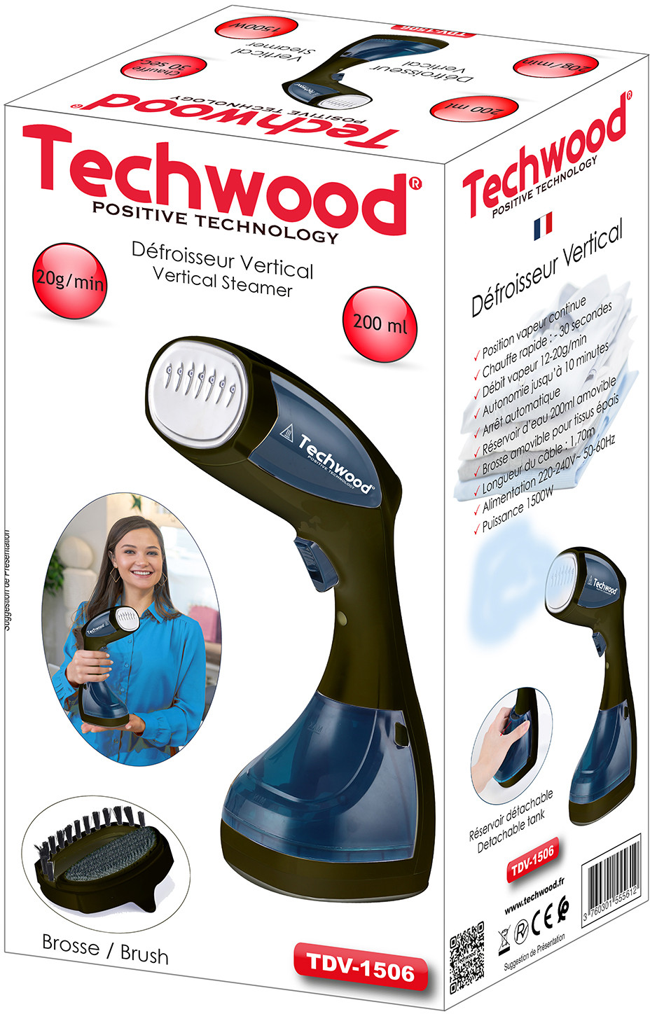 Techwood edge steamer TDV-1506
