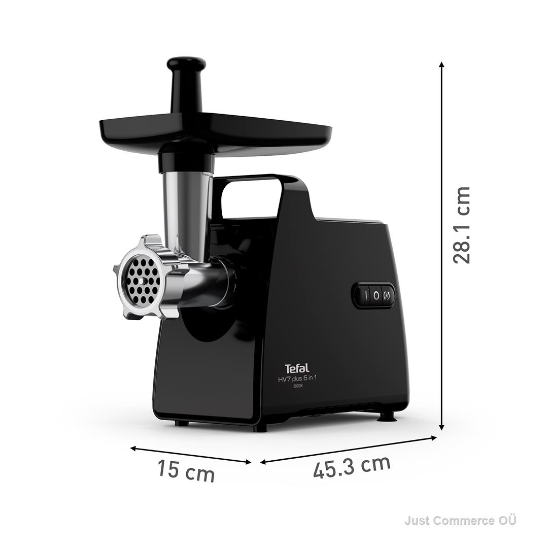 Tefal HV7 Plus 6-in-1, black - Meat grinder
