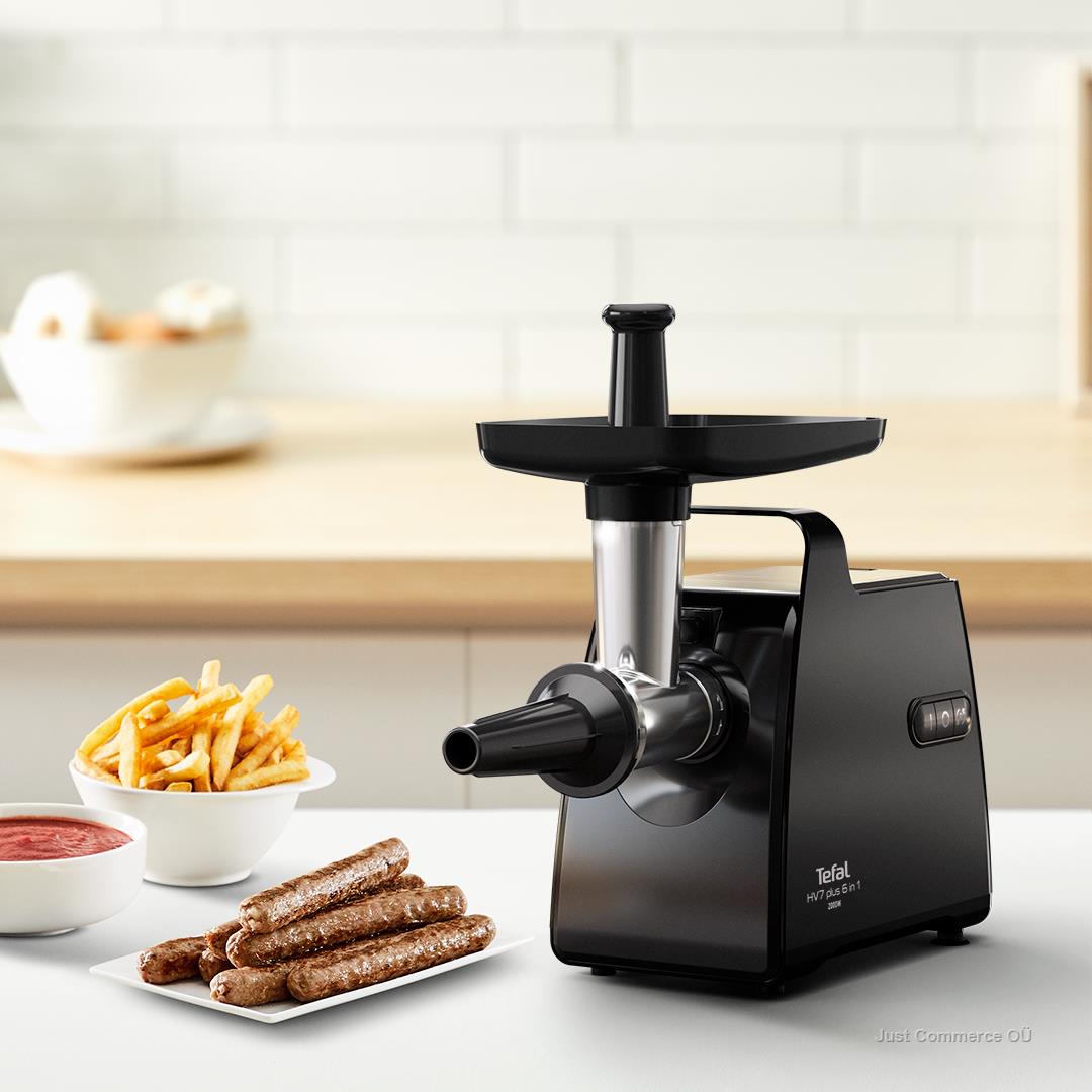 Tefal HV7 Plus 6-in-1, black - Meat grinder