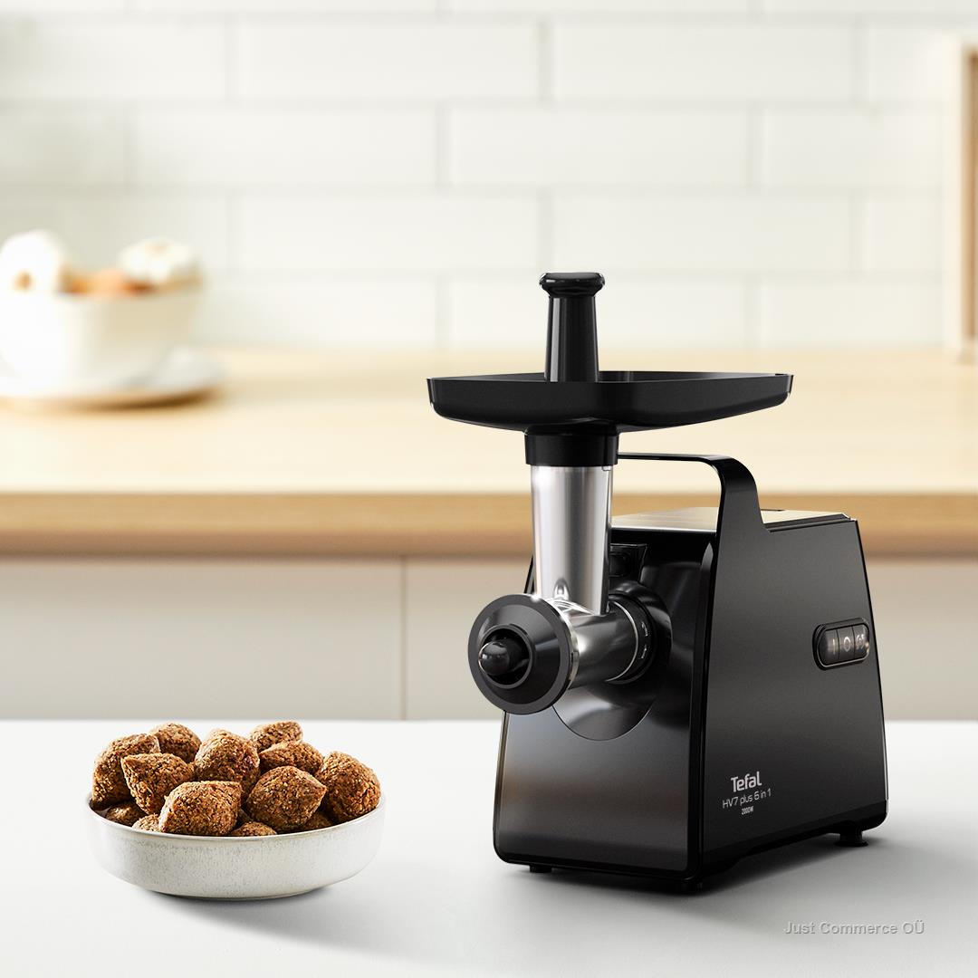 Tefal HV7 Plus 6-in-1, black - Meat grinder