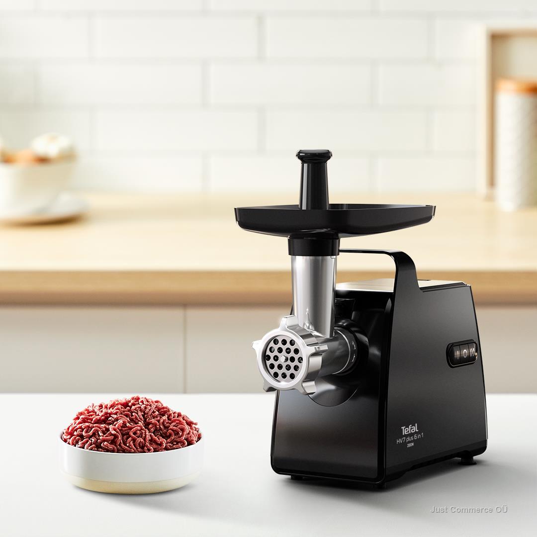 Tefal HV7 Plus 6-in-1, black - Meat grinder
