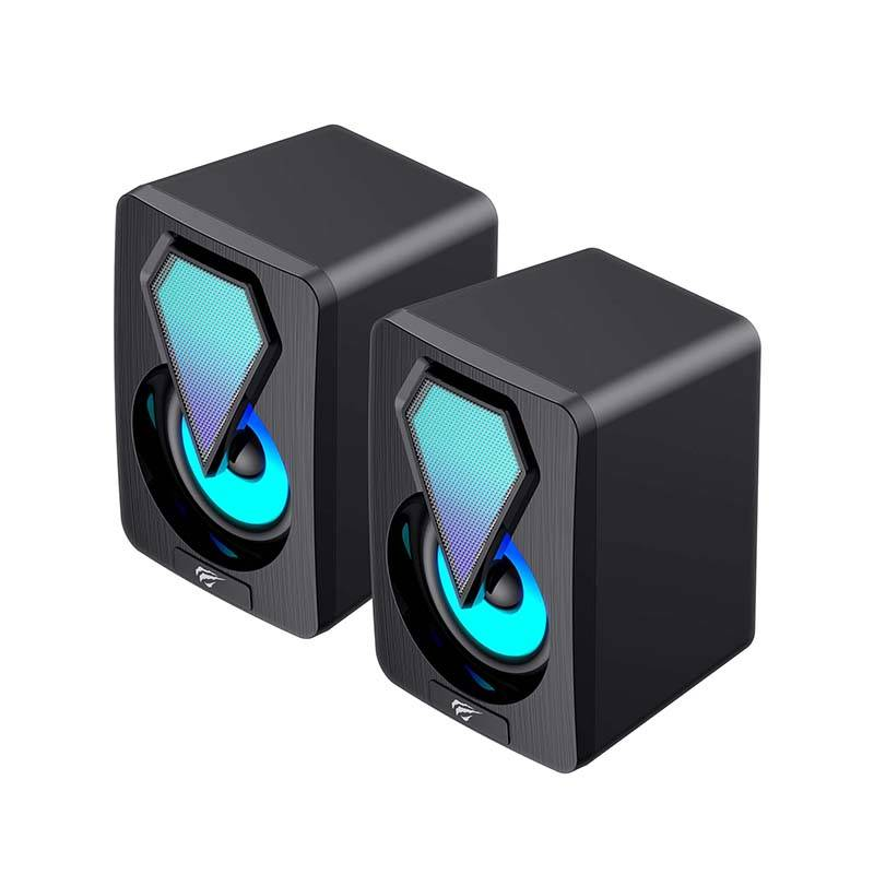 Havit SK210mini PRO computer speakers 2.0 RGB (black)
