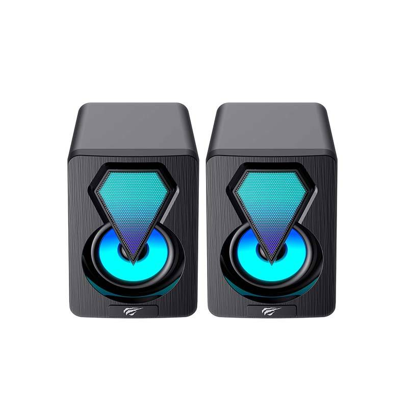 Havit SK210mini PRO computer speakers 2.0 RGB (black)