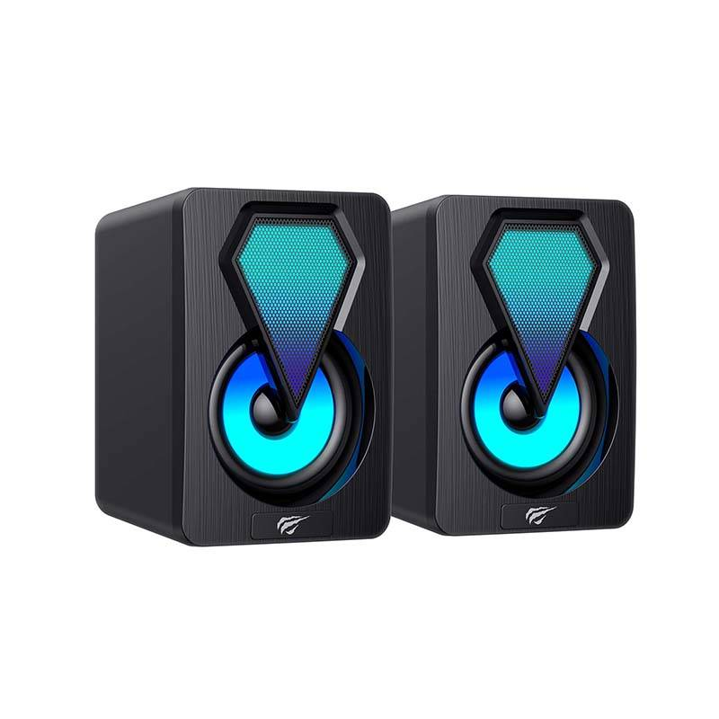 Havit SK210mini PRO computer speakers 2.0 RGB (black)