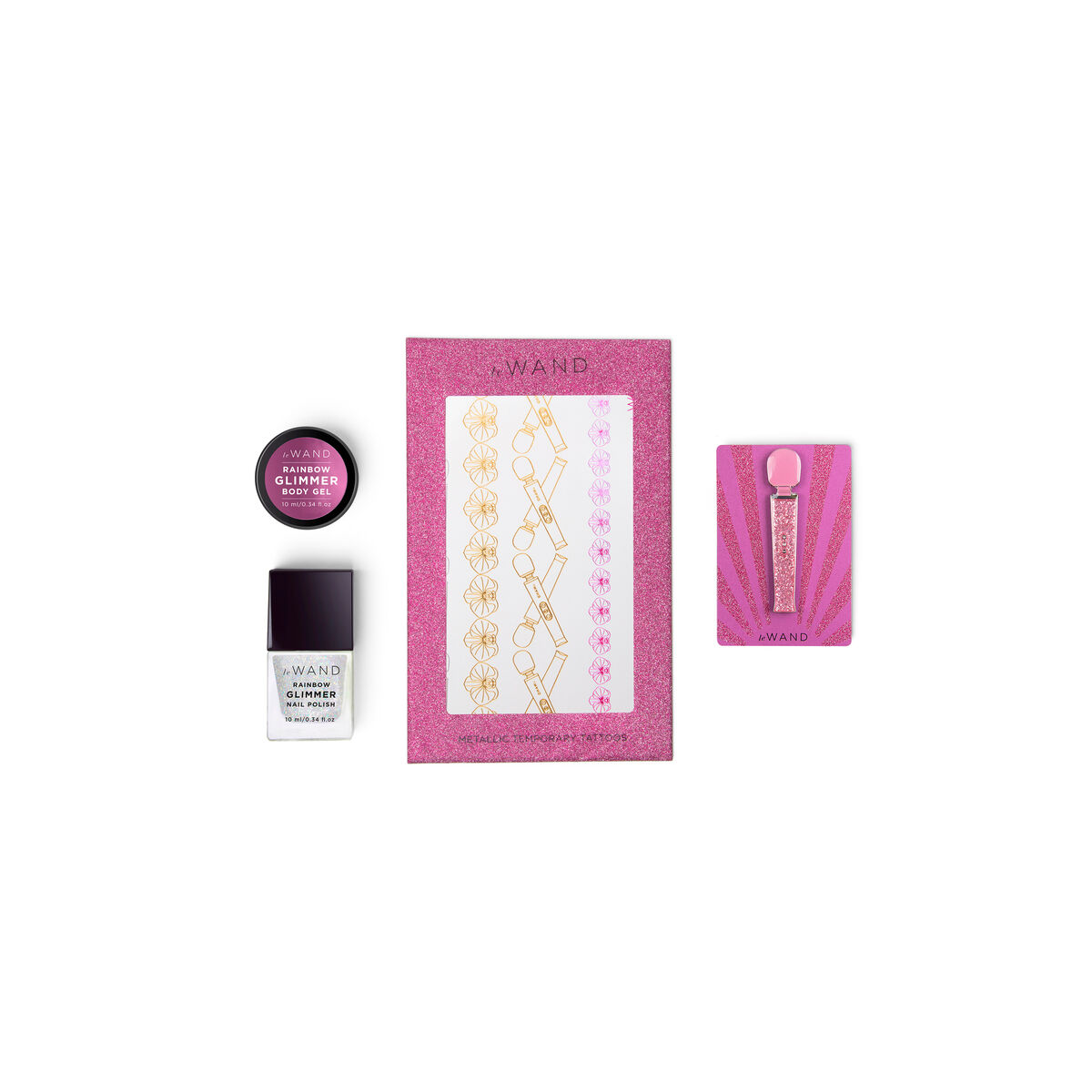 Vibrator Le Wand All That Glimmers Set Pink