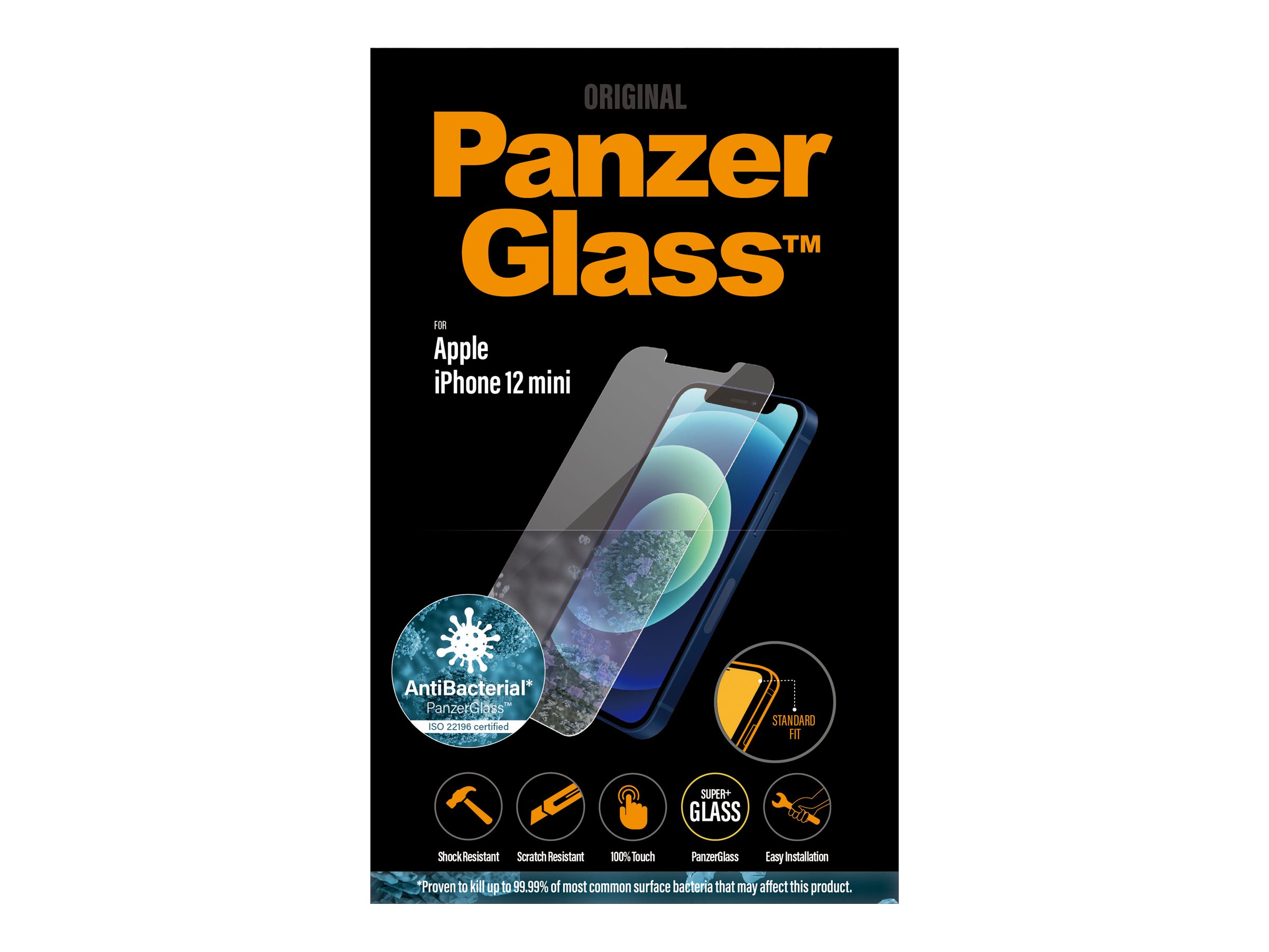 PanzerGlass Apple для iPhone 12 Mini Стеклянная прозрачная защитная пленка  для экрана - купить, цена, отзывы в Эстонии | sellme.ee