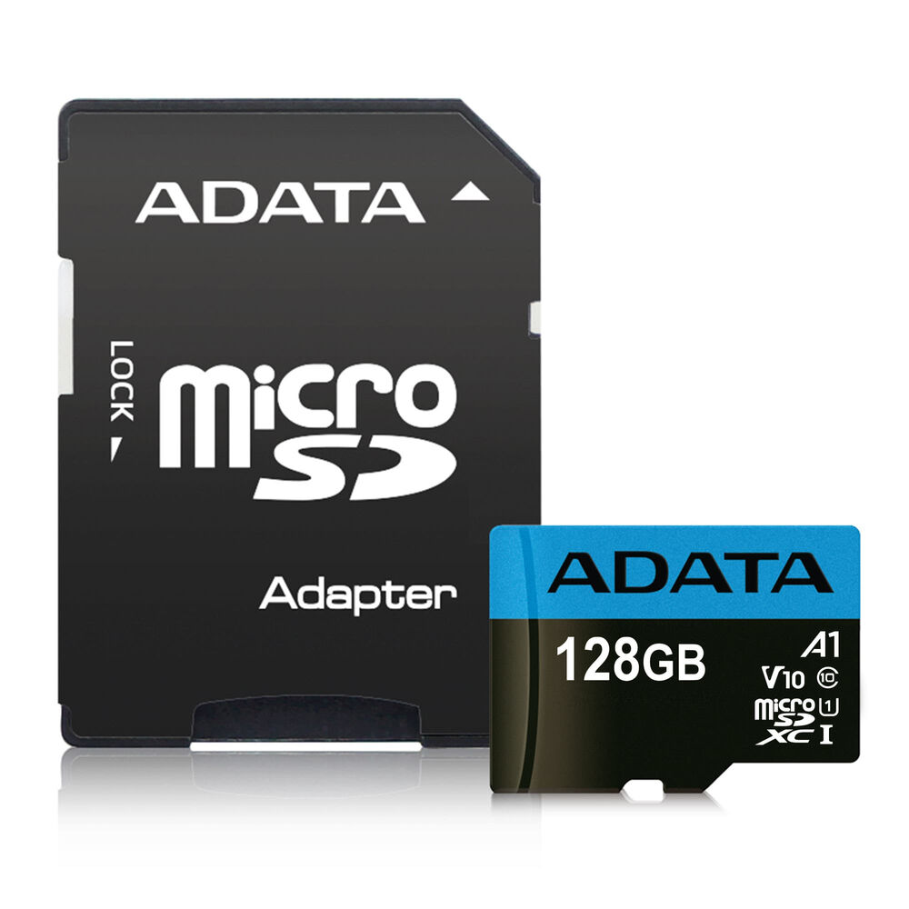 Карта памяти микро-SD с адаптером Adata CLASS10 128 Гб
