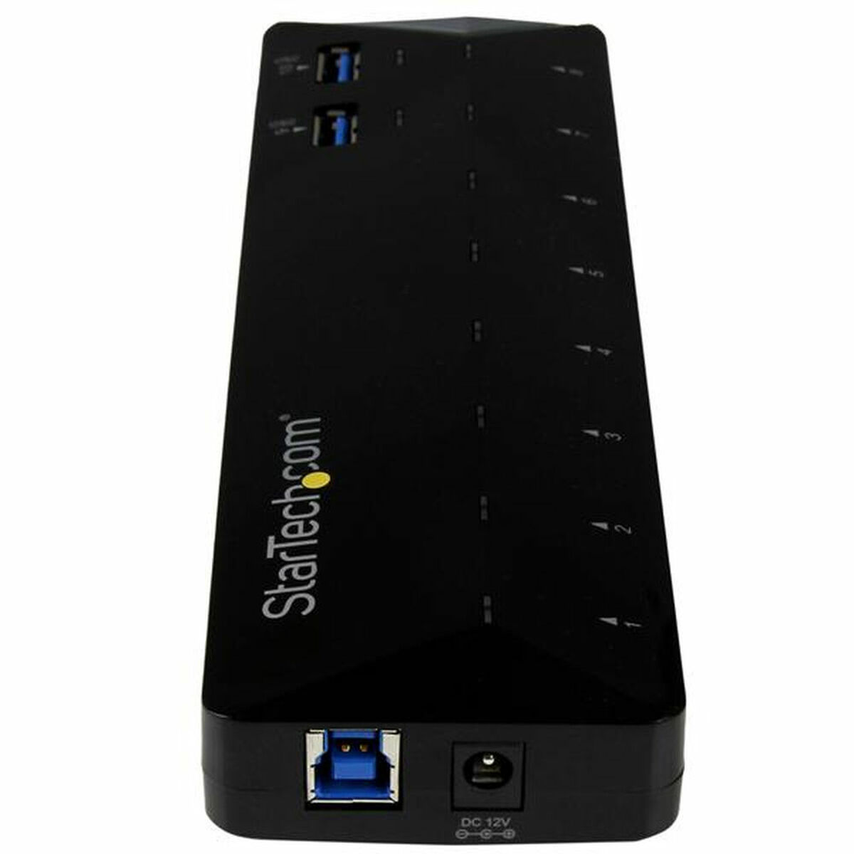 USB-разветвитель Startech ST103008U2C USB 3.0 x 10 Чёрный