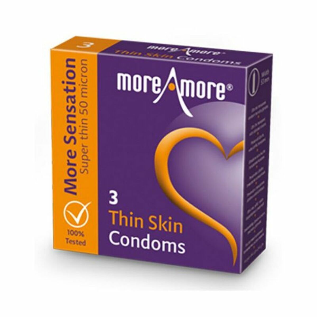 Презервативы Thin Skin (3 шт.) MoreAmore