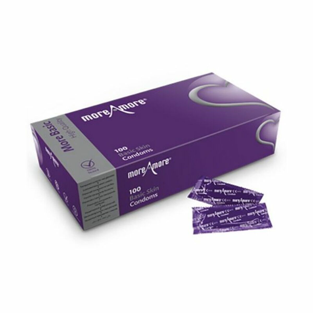 Basic Skin Condoms (100pcs) MoreAmore 40470