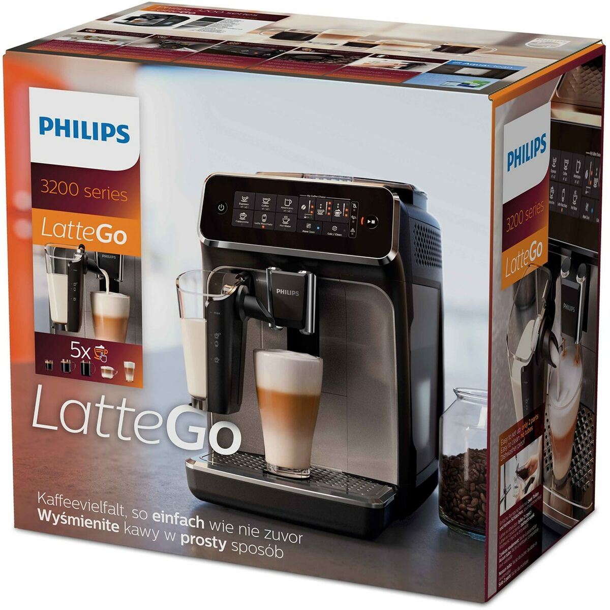 Philips Series 3200 Fully Automatic Espresso Machine. 15 Bar, 1.8L
