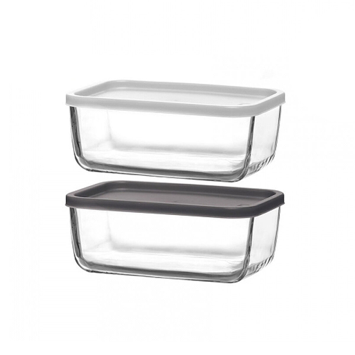 Lunch box Cube Rectangular With lid (1,2 L)