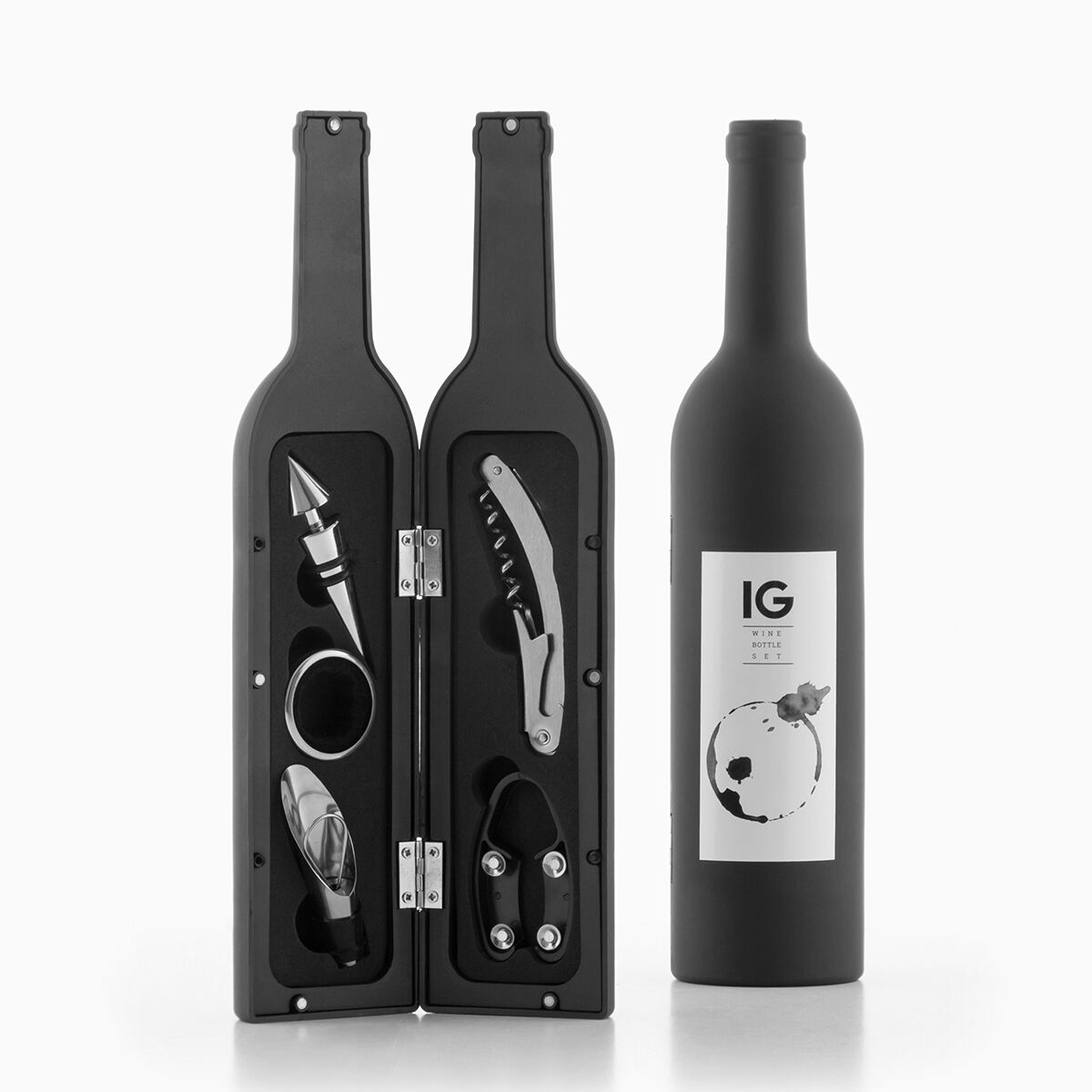 Bottle Wine Set InnovaGoods 5 Pieces