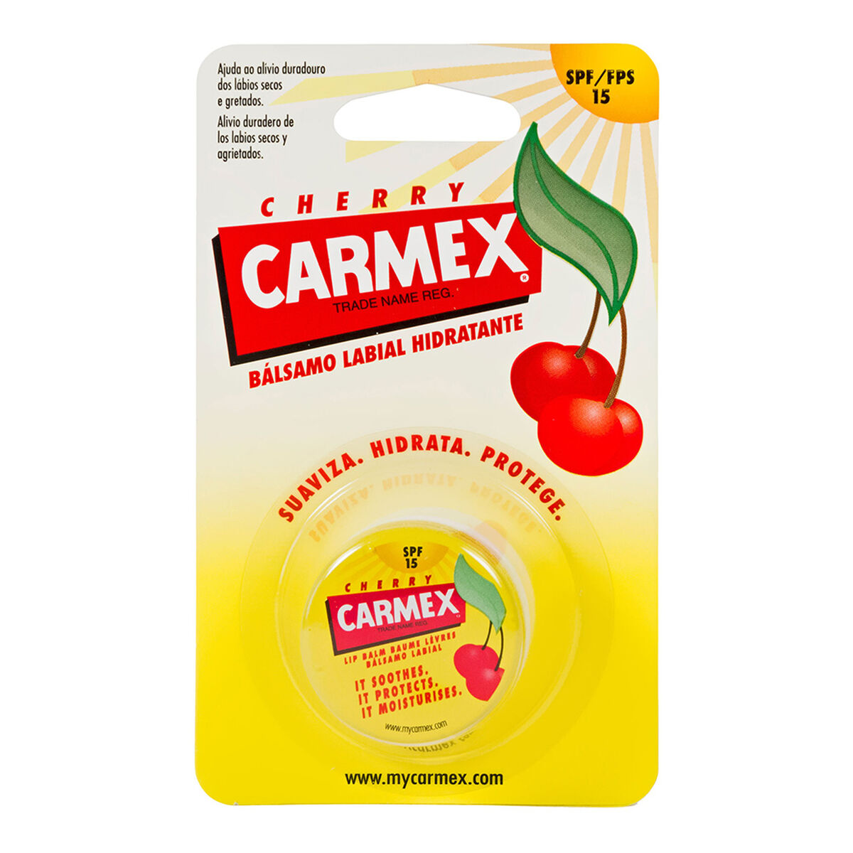 Huulepalsam Carmex Cherry Spf 15 (7,5 g)