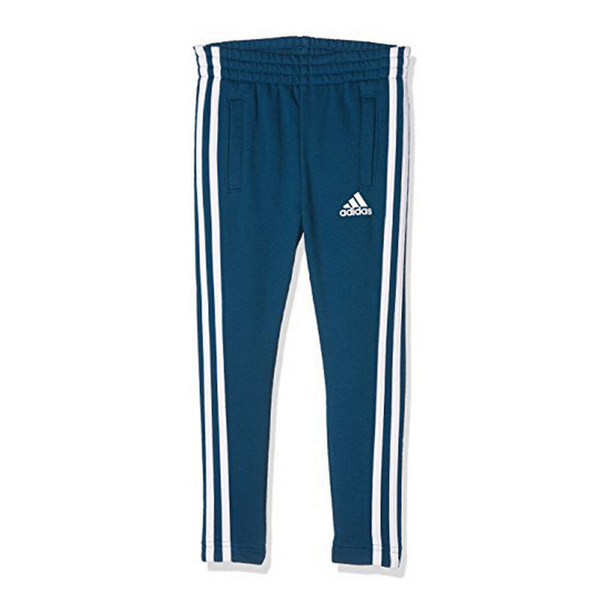 Children's Tracksuit Bottoms Adidas  YB 3S FT PANT CF2617 Blue 10 Years
