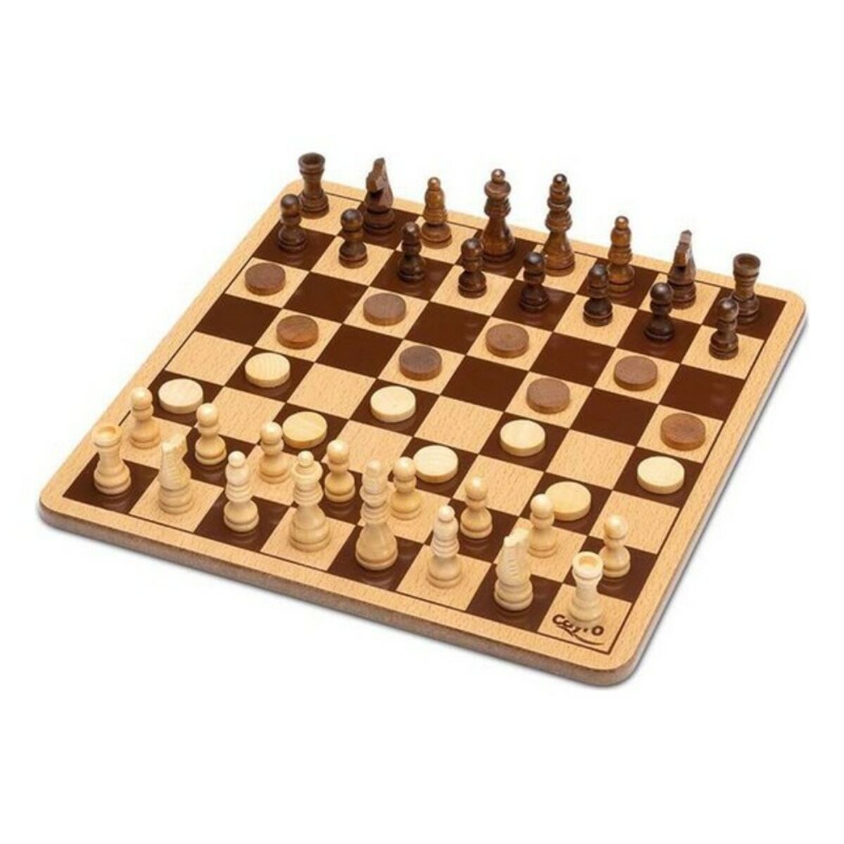 Игровая доска для шахмат и шашек Cayro Деревянный