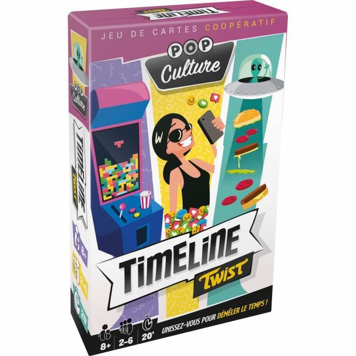 Настольная игра Asmodee Timeline Twist Pop Culture (на французском языке) -  купить, цена, отзывы в Эстонии | sellme.ee