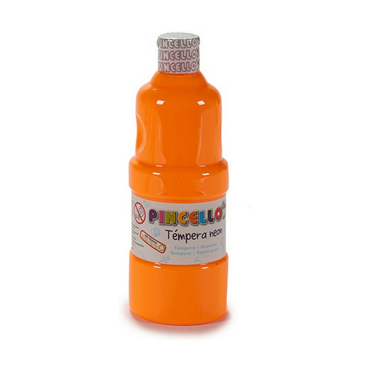 Tempera Neon Orange 400 ml (6 Units)