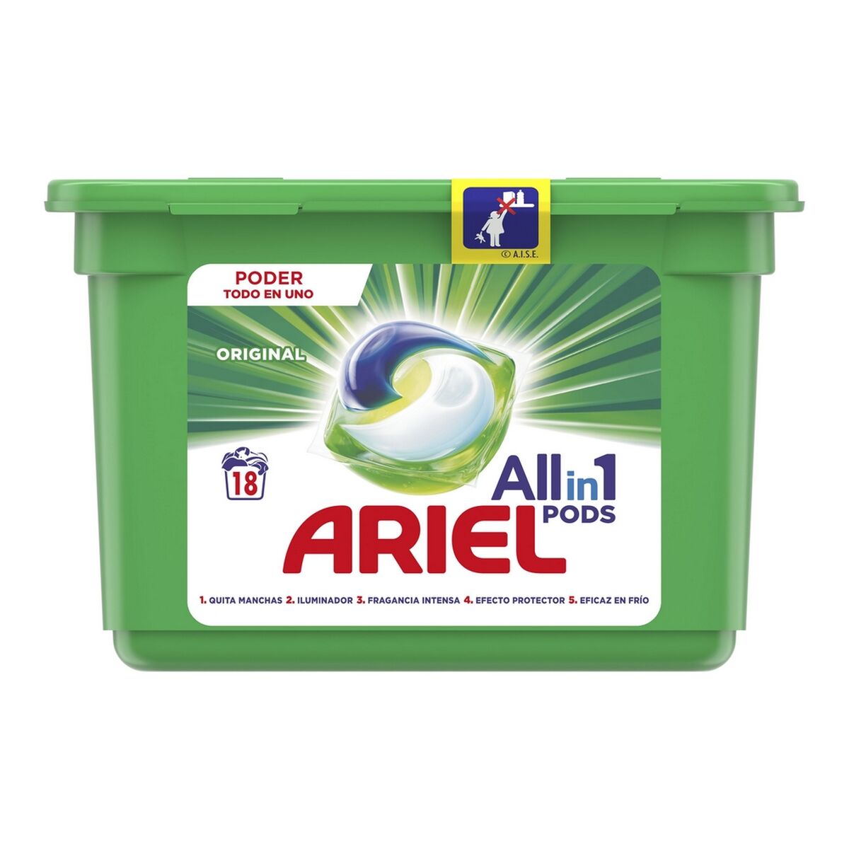 Detergent Ariel Regular (18 uds)