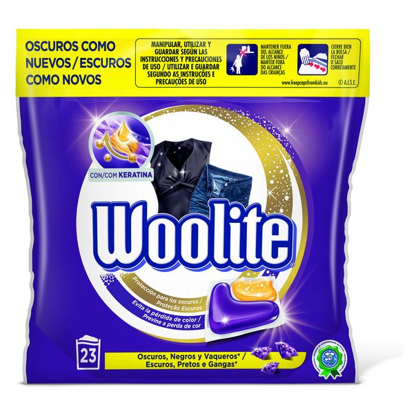 Woolite Laundry Detergent Capsules for Dark Clothing (23 Washes)