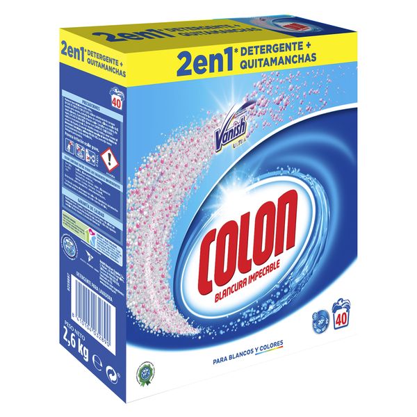Colon Vanish Powder Clothes Detergent 2.6 Kg (40 Washes)