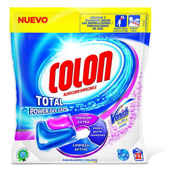 Colon Total Power Vanish Clothes Detergent (32 Washes)