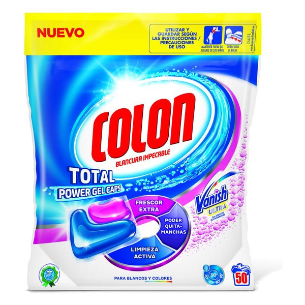Colon Total Power Vanish Laundry Detergent (50 Loads)