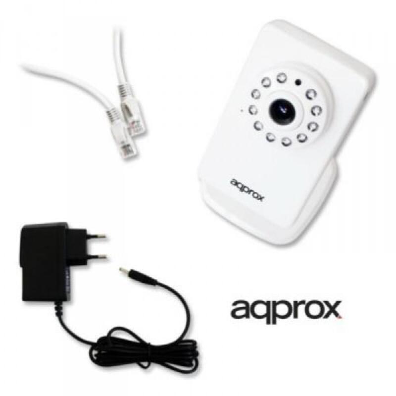 IP-камера approx! APPIP03P2P VGA IR P2P micro SD Wifi Белый