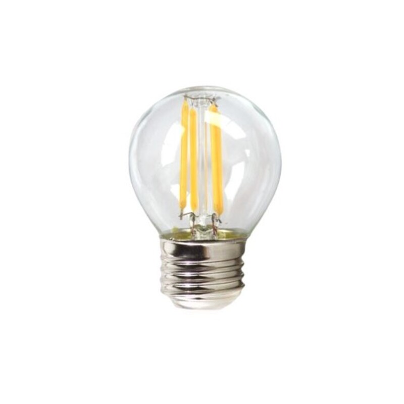 Spherical LED Light Bulb Silver Electronics 1960327 E27 4W 3000K A++ (Warm light)