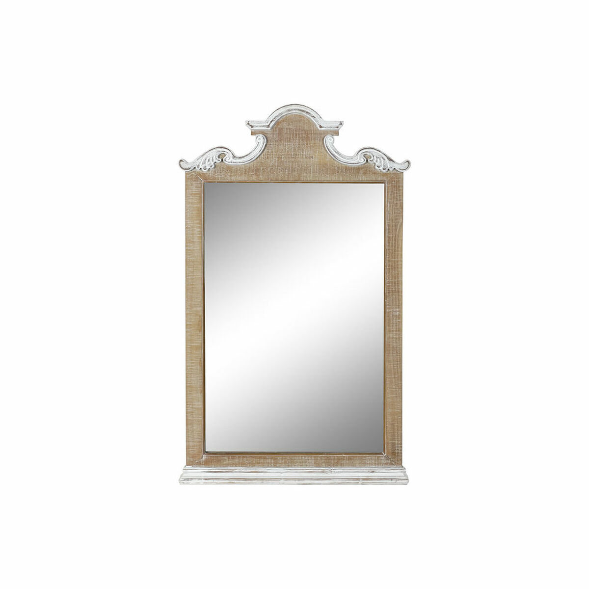Wall mirror DKD Home Decor White Fir (60 x 4 x 100 cm)