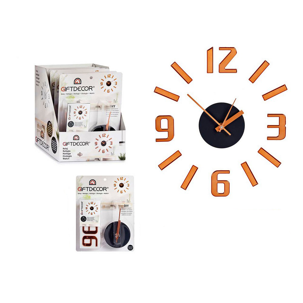 Wall Clock Adhesive ABS EVA (Ø 45 cm)