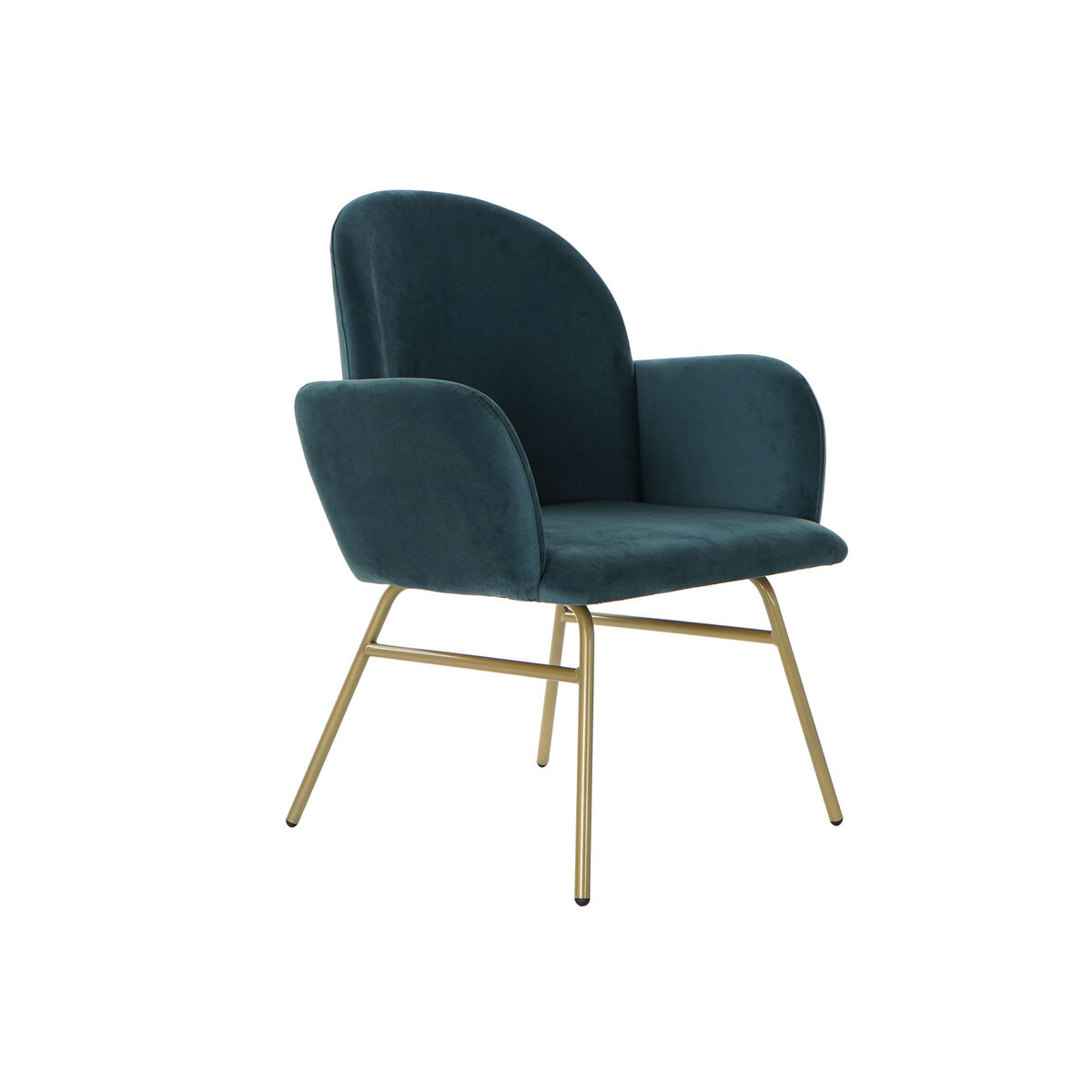 Кресло DKD Home Decor 8424001801978 Металл полиэстер Зеленый (63 x 65 x 85 cm)