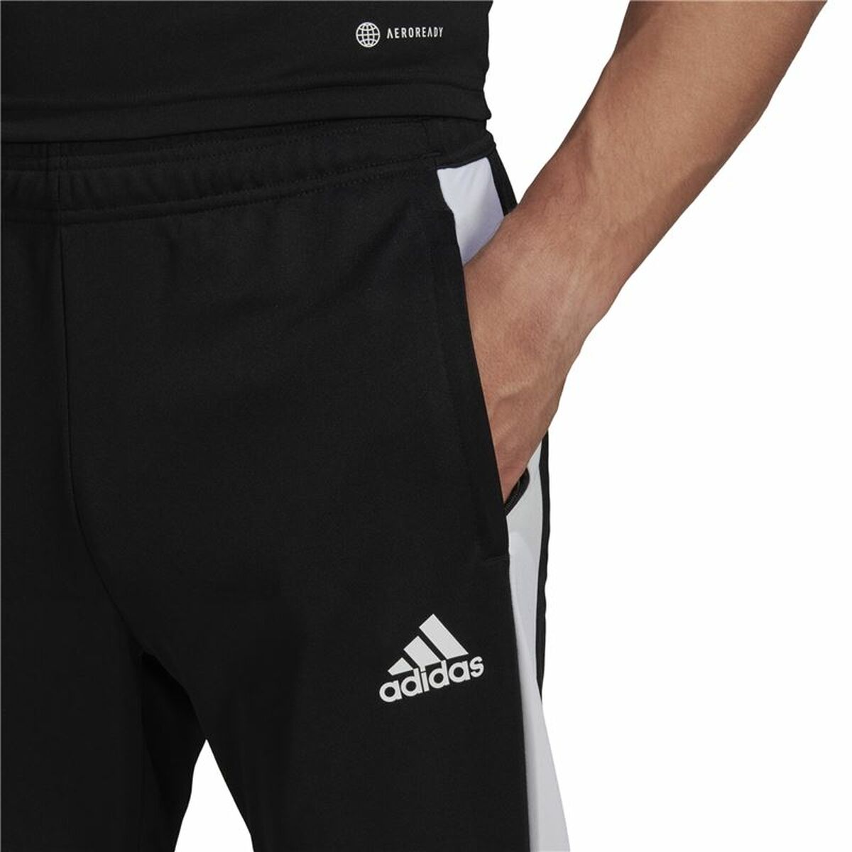 Штаны для взрослых Adidas Tiro Essentials Чёрный