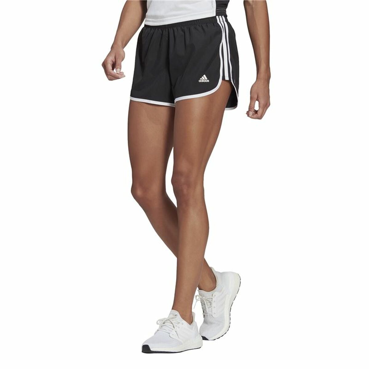 Спортивные шорты Adidas Marathon 20 Женщина Чёрный 3"