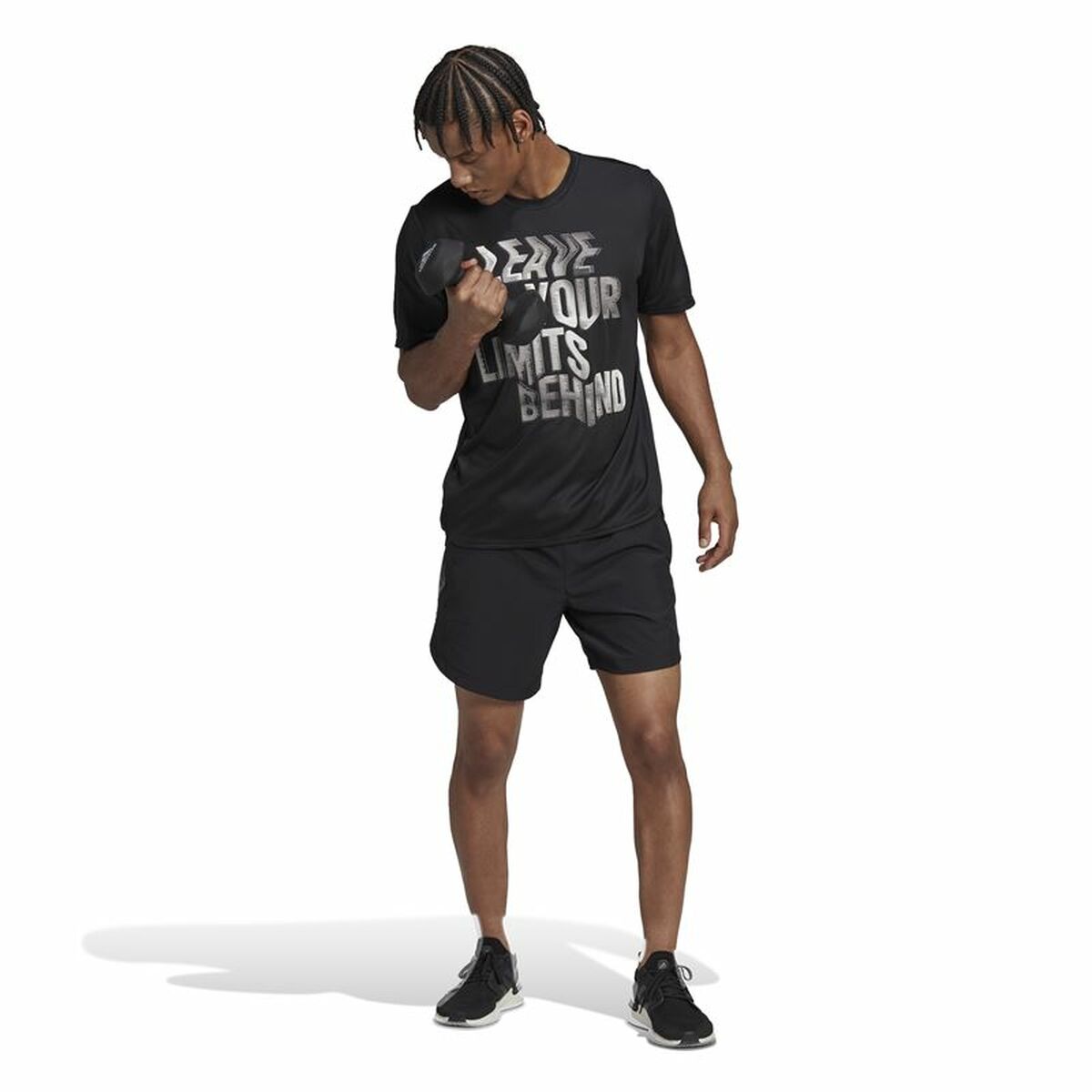 Men's Sports Shorts Adidas Hiit Movement  Black 7"