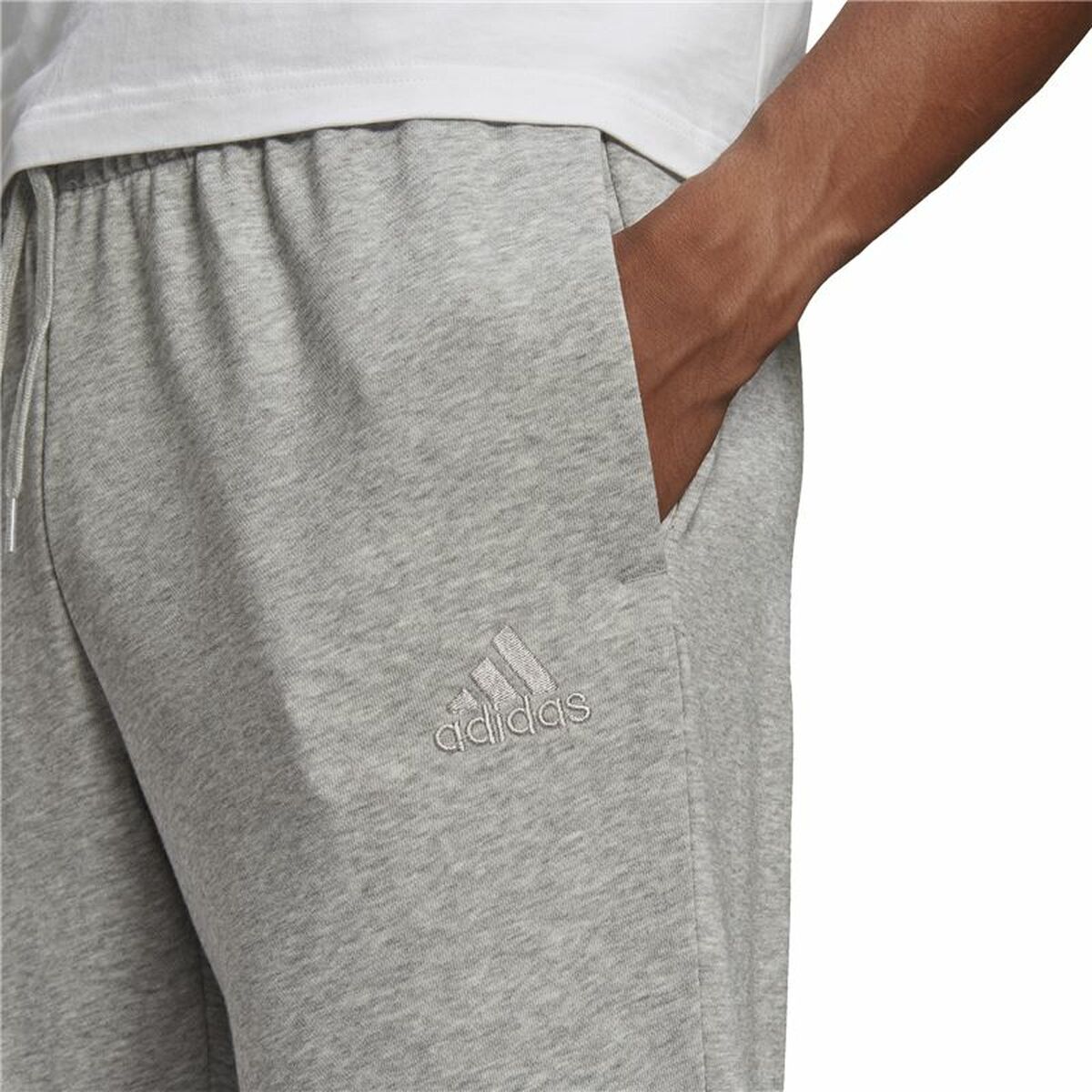 Adult Trousers Adidas Essentials French Terry Grey