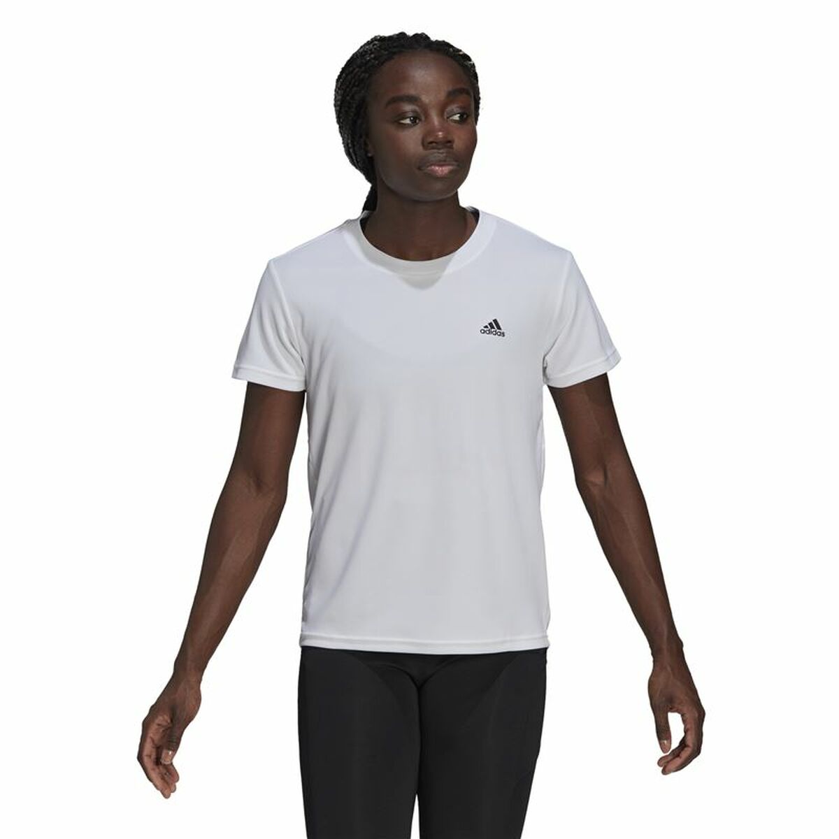 ADIDAS Women's Aeroready D2M 3-Stripe Short-Sleeve Tee - Eastern Mountain  Sports