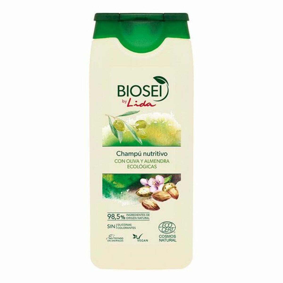 Toitev šampoon Biosei Olive & Almond Lida (500 ml)