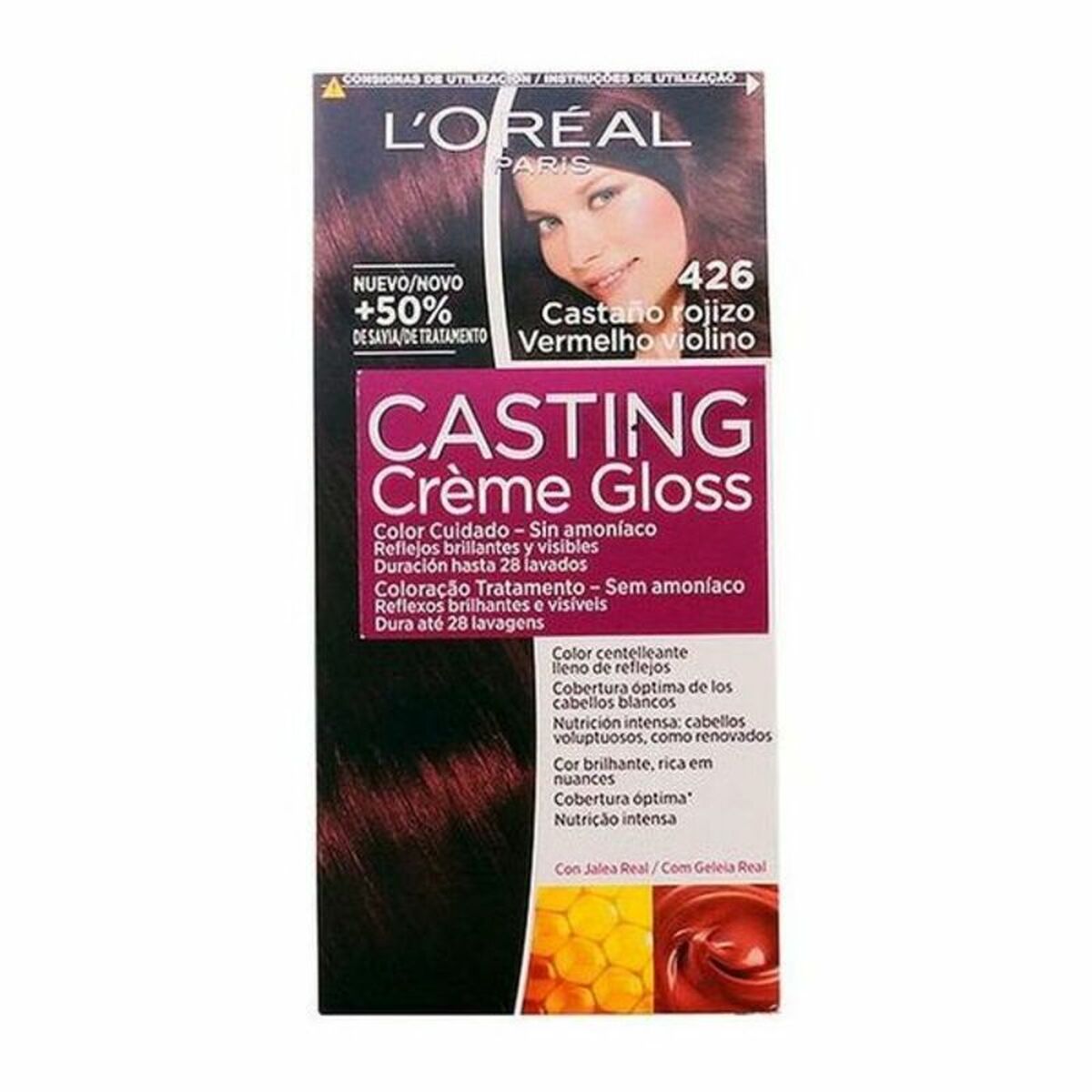 Краска без содержания аммиака Casting Creme Gloss L'Oreal Make Up Медно-коричневый