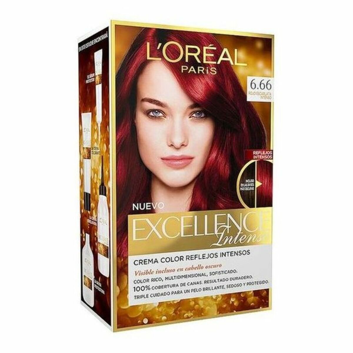 Permanent Dye Excellence Intense L'Oreal Make Up Intense scarlet red