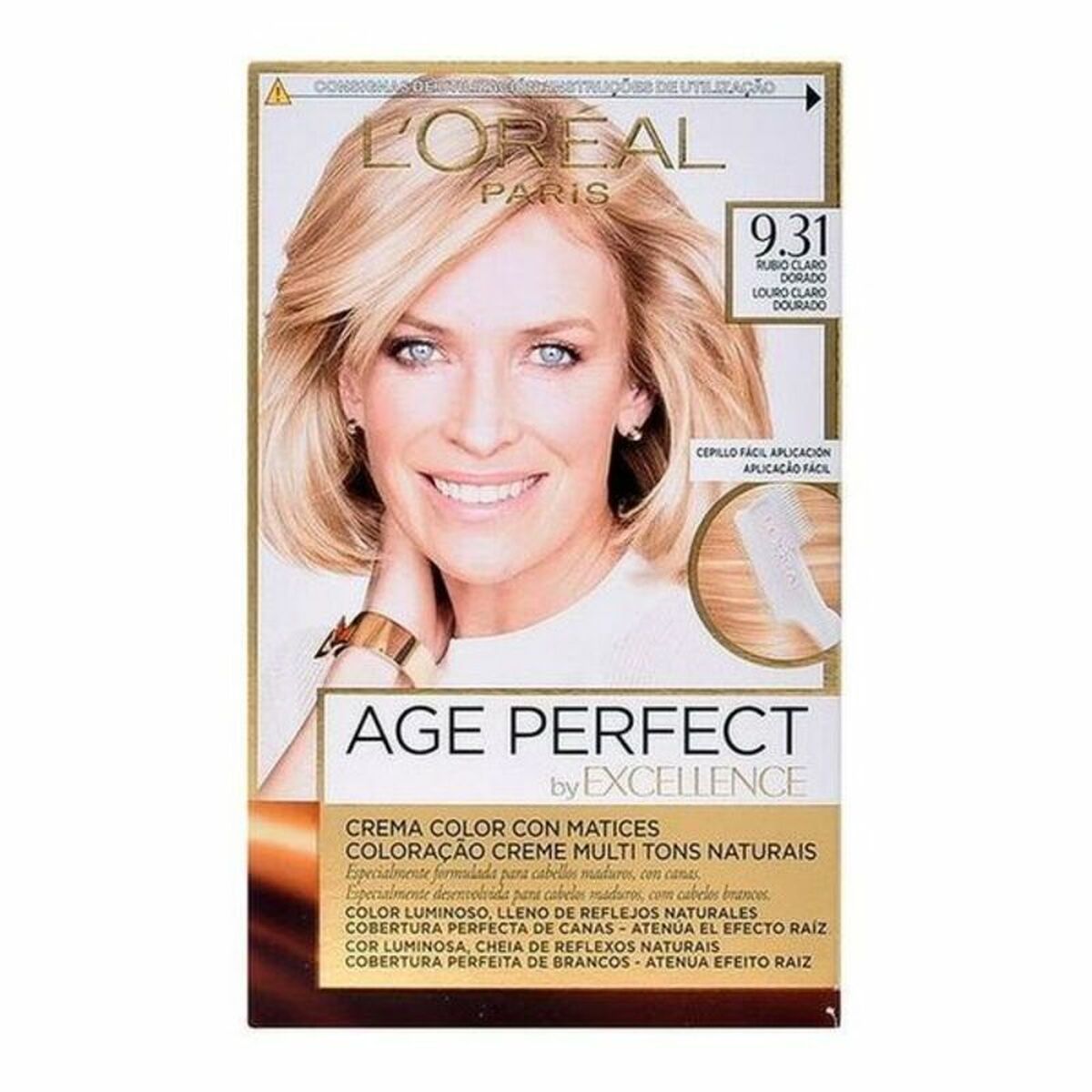 Vananemisvastane püsivärv Excellence Age Perfect L'Oreal Make Up Kerge kuldne blond